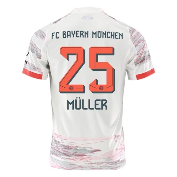 Billiga Fotbollströjor FC Bayern München Herr Bortatröja 2025/26 Thomas Müller 25