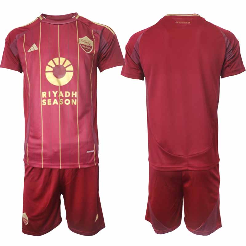 Billiga Fotbollströjor Herr AS Roma Hemmatröja 2024/25 Fotbollsset