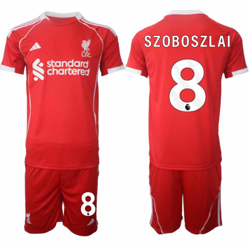 Fotbollströjor Herr Liverpool Hemmatröja 2025/26 med tryck Dominik Szoboszlai 8