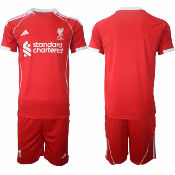 Fotbollströjor Billigt Herr Liverpool Hemmatröja 2025/26 Fotbollskläder Set
