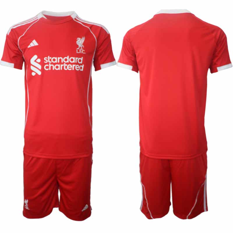 Fotbollströjor Billigt Herr Liverpool Hemmatröja 2025/26 Fotbollskläder Set