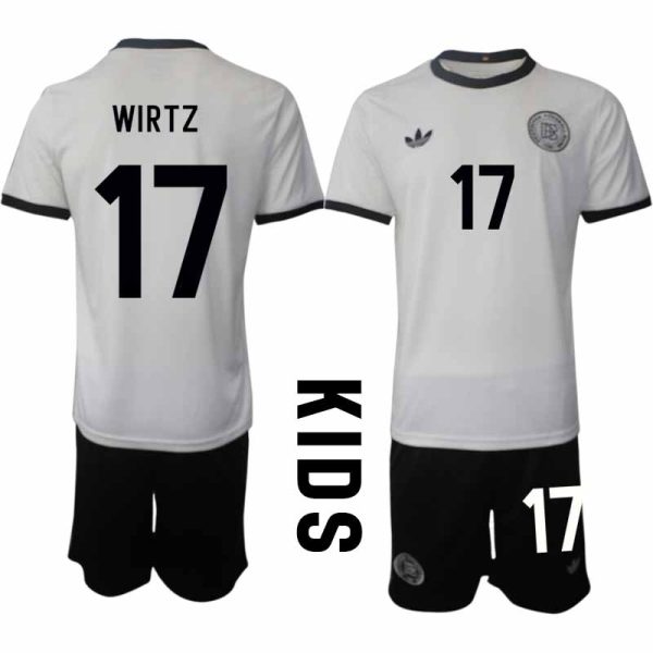 Billiga Fotbollströjor Barn Tyskland Hemmatröja 2025/26 Florian Wirtz 17