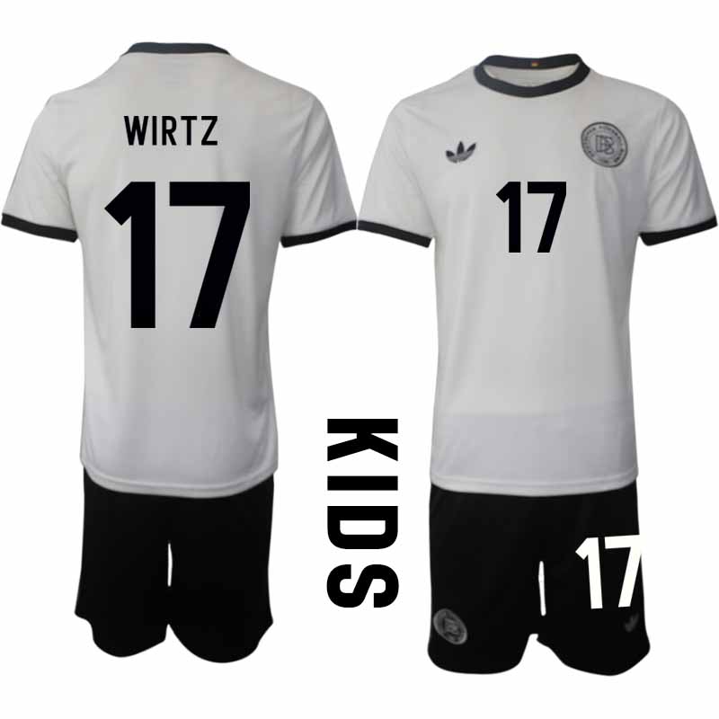 Billiga Fotbollströjor Barn Tyskland Hemmatröja 2025/26 Florian Wirtz 17