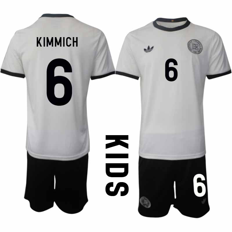 Fotbollskläder För Barn Tyskland Hemmatröja 2025/26 Joshua Kimmich 6