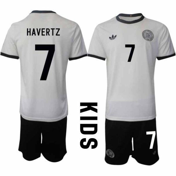 Fotbollskläder För Barn Tyskland Hemmatröja 2025/26 Kai Havertz 7