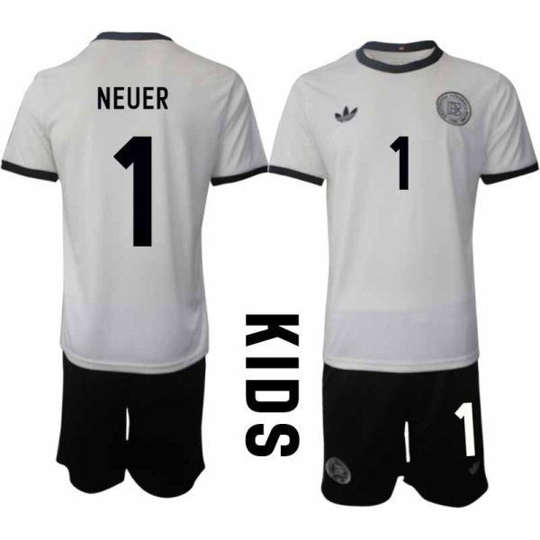 Billiga Fotbollströjor Barn Tyskland Hemmatröja 2025/26 Manuel Neuer 1