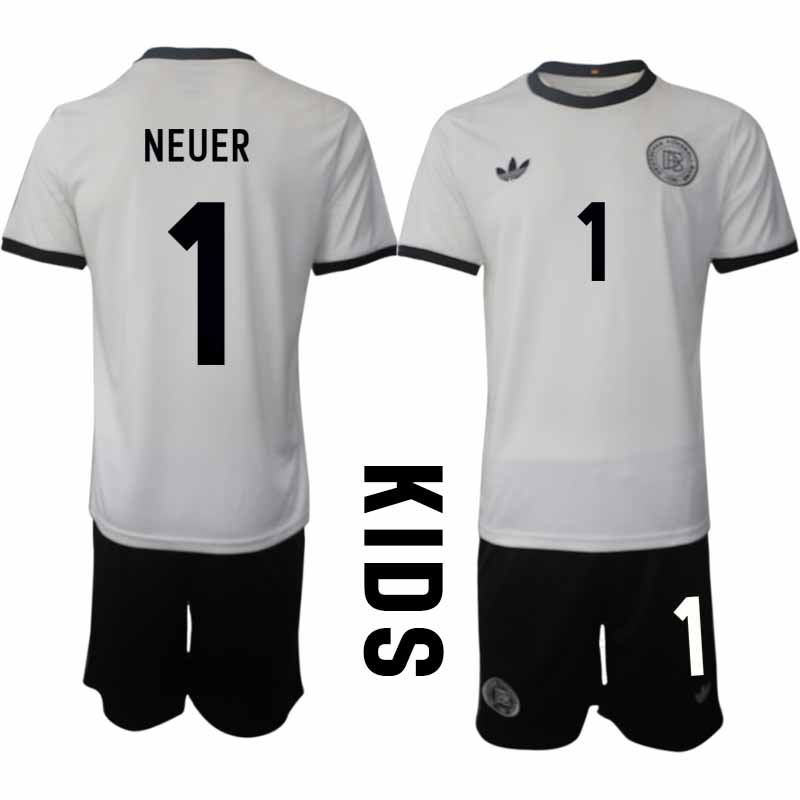 Billiga Fotbollströjor Barn Tyskland Hemmatröja 2025/26 Manuel Neuer 1