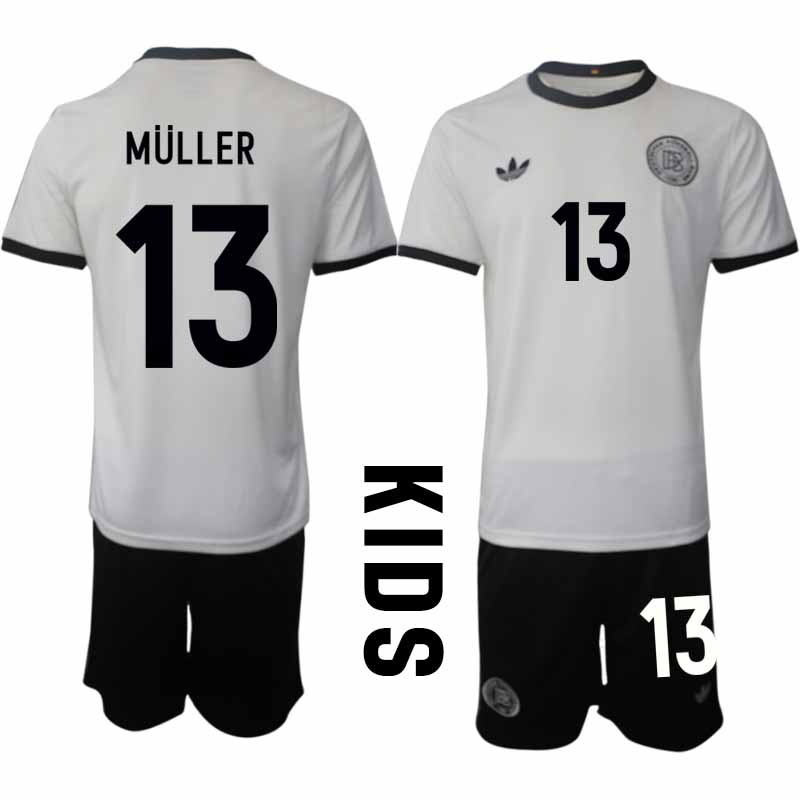 Billiga Fotbollströjor Barn Tyskland Hemmatröja 2025/26 Thomas Müller 13