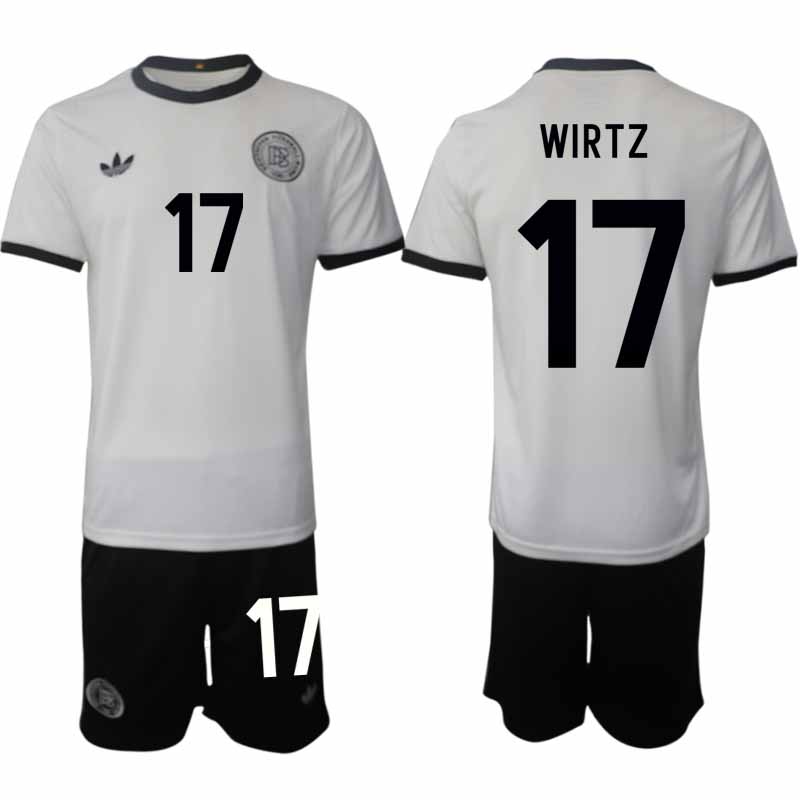 Fotbollströja med namn Florian Wirtz 17 Tyskland Hemmatröja 2025/26