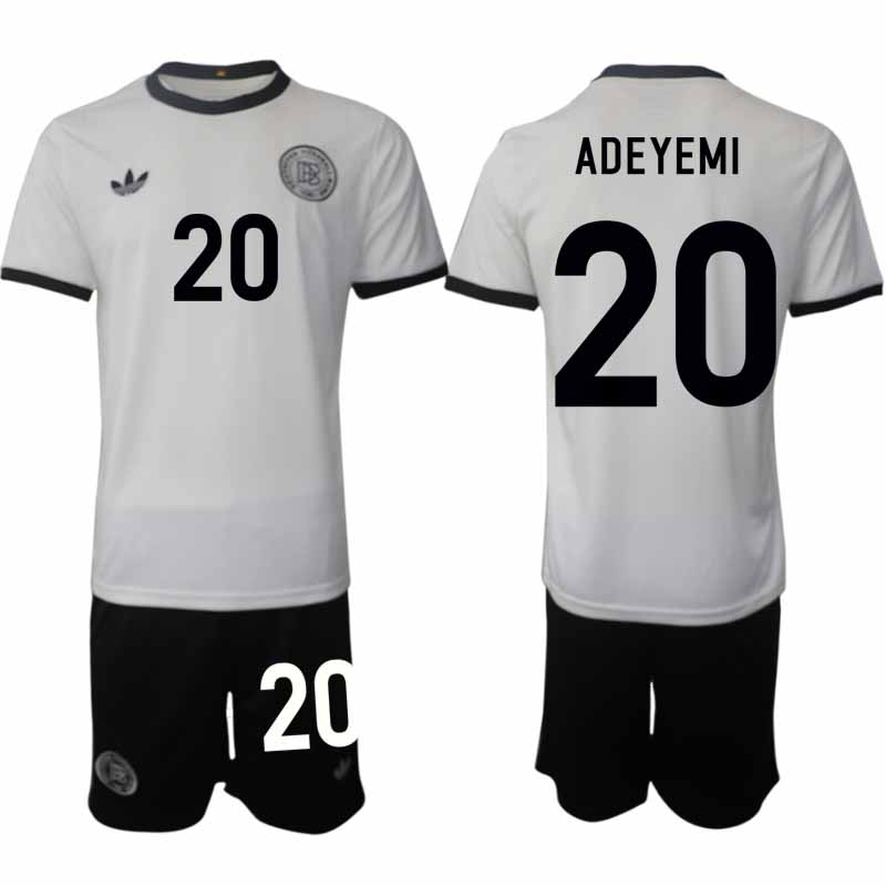 Fotbollströja med namn Karim Adeyemi 20 Tyskland Hemmatröja 2025/26