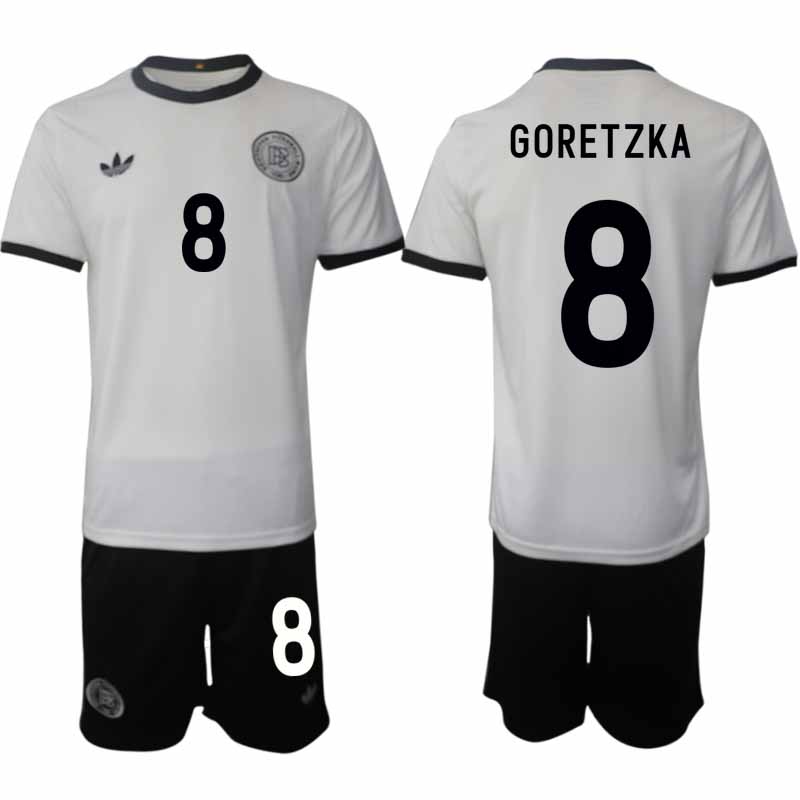 Köp Tyskland Hemmatröja 2025/26 Fotbollskläder Set Leon Goretzka 8