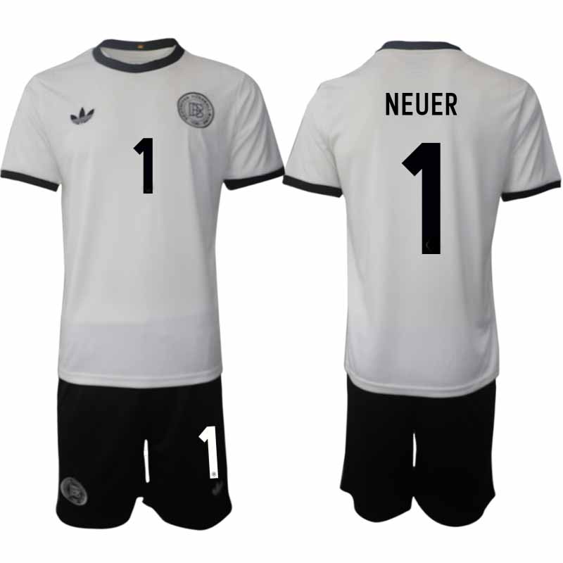 Fotbollströja med namn Manuel Neuer 1 Tyskland Hemmatröja 2025/26