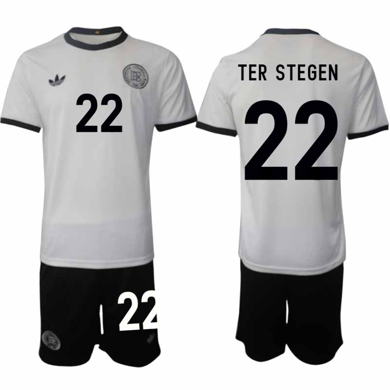 Fotbollströja med namn Marc-André ter Stegen 22 Tyskland Hemmatröja 2025/26