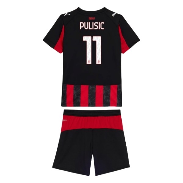 Fotbollströjor Barn Billiga AC Milan Hemmatröja 2025/26 Christian Pulisic 11