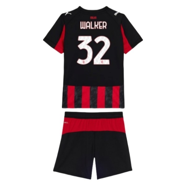 Fotbollskläder Set Barn AC Milan Hemmatröja 2025/26 Kyle Walker 32