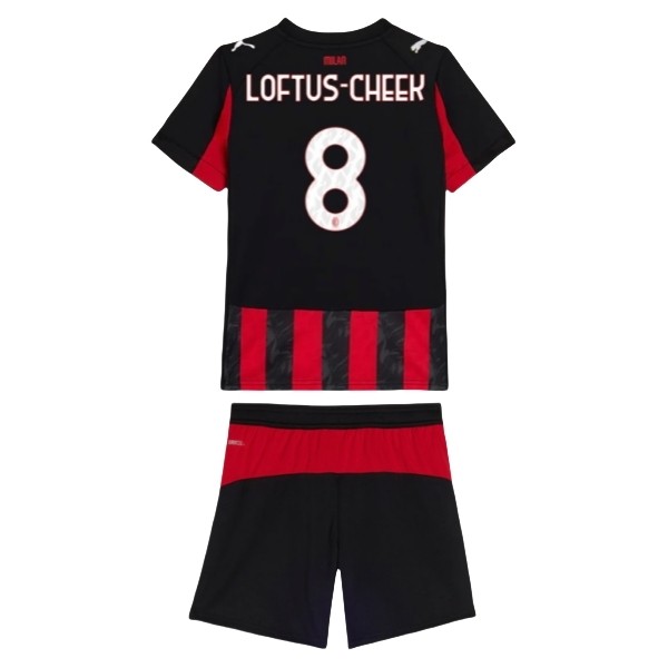 Fotbollströjor Barn Billiga AC Milan Hemmatröja 2025/26 Ruben Loftus-Cheek 8