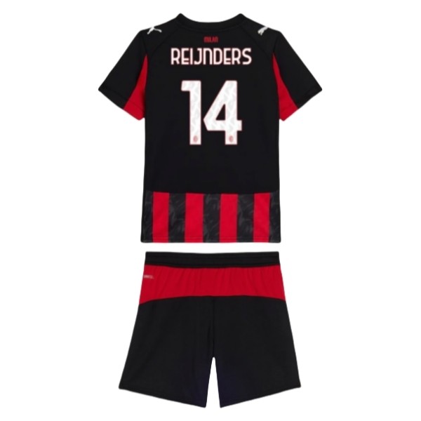 Billiga Fotbollströjor Barn AC Milan Hemmatröja 2025/26 Tijjani Reijnders 14