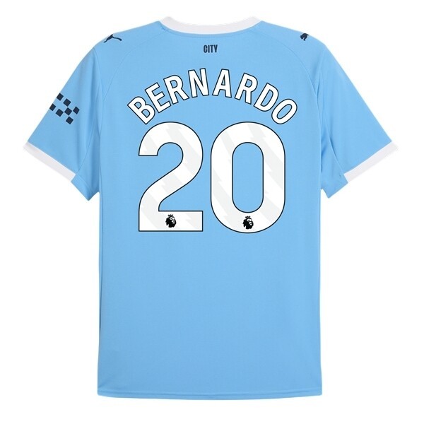 Manchester City Herr Hemmatröja 2025/26 Bernardo Silva #20 Kortärmad Billig Fotbollströja