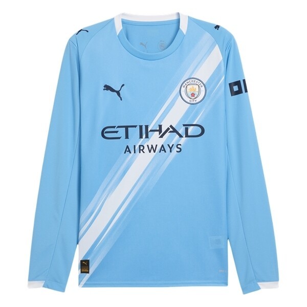 Billiga Fotbollströjor Manchester City Herr Hemmatröja 2025/26 Långärmad