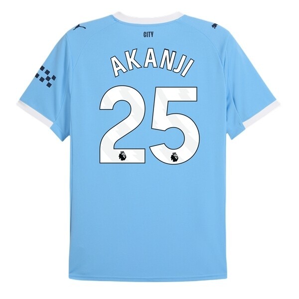 Köpa Herr Manchester City Hemmatröja 2025/26 Kortärmad Manuel Akanji 25