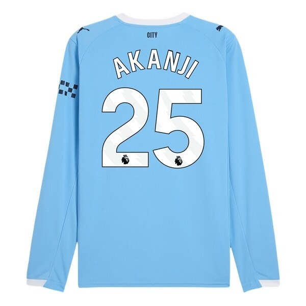 Köpa Herr Manchester City Hemmatröja 2025/26 Långärmad Manuel Akanji 25