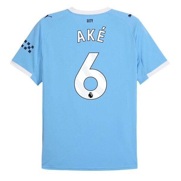 Billiga Fotbollströjor Manchester City Hemmatröja 2025/26 Kortärmad Nathan Aké 6