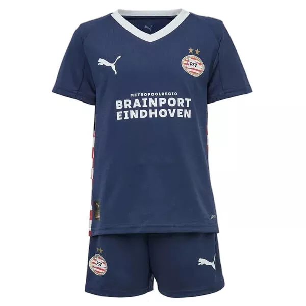 Fotbollströjor Billigt Barn PSV Eindhoven Bortatröja 2025/26 Fotbollsställ