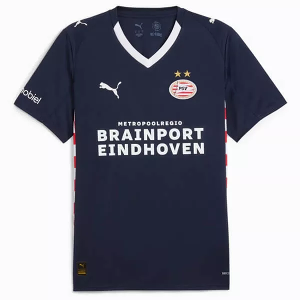 Fotbollströjor Billigt Herr PSV Eindhoven Bortatröja 2025/26 Kortärmad