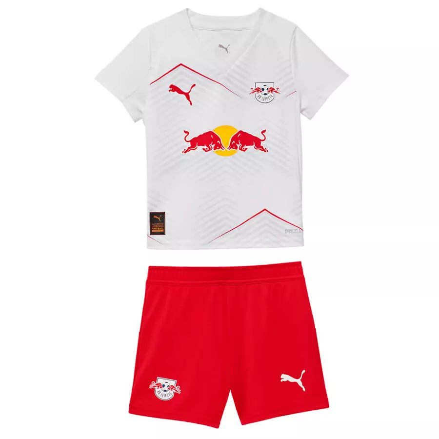 Fotbollströjor Billigt Barn RB Leipzig Hemmatröja 2025/26 Fotbollsställ