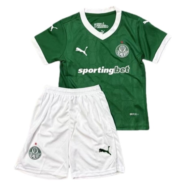 Billig Fotbollströja Barn SE Palmeiras Barn Hemmatröja 2025/26 Fotbollsställ
