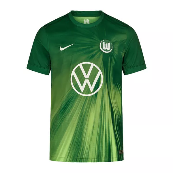 Billiga Fotbollströja Herr VFL Wolfsburg Hemmatröja 2025/26 Kortärmad