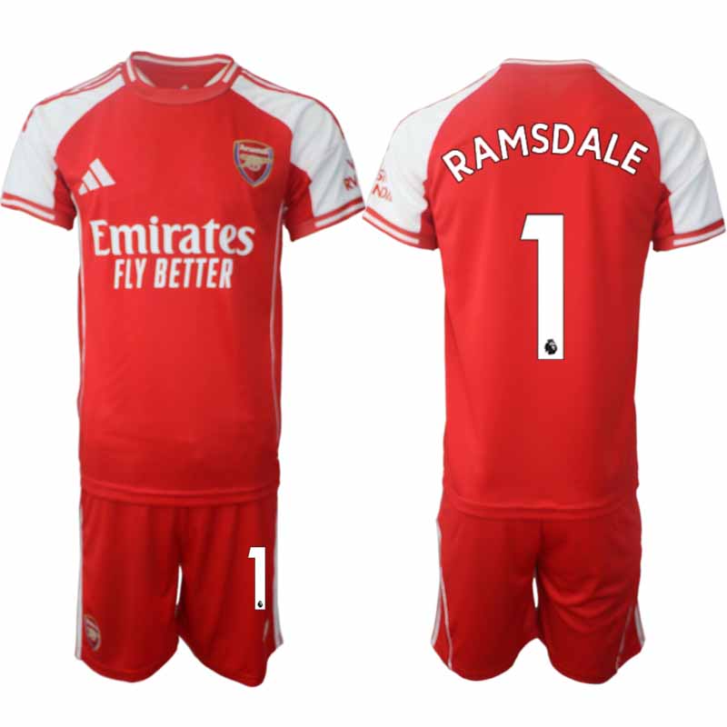 Billiga Fotbollströjor Arsenal Hemmatröja 2025/26 Fotbollsset Aaron Ramsdale 1