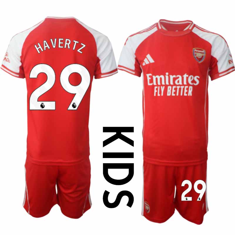 Billiga Fotbollströjor Barn Arsenal Hemmatröja 2025/26 Kai Havertz 29