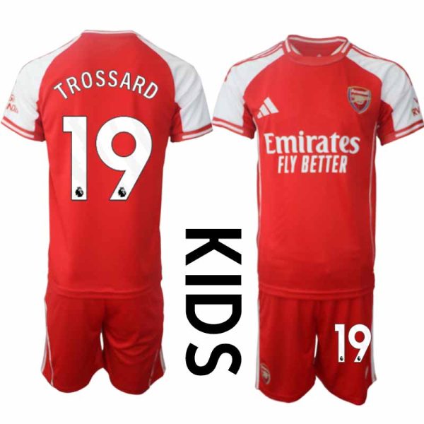 Billiga Fotbollströjor Barn Arsenal Hemmatröja 2025/26 Leandro Trossard 19