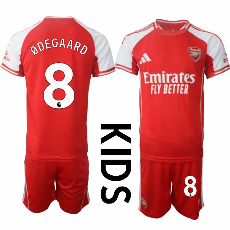 Billiga Fotbollströjor Barn Arsenal Hemmatröja 2025/26 Martin Ødegaard 8