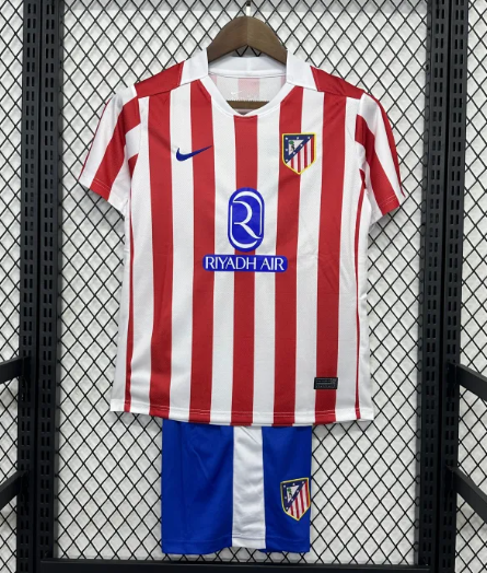 Billiga Fotbollströjor Barn Atlético Madrid Hemmatröja 2025/26 Fotbollsställ