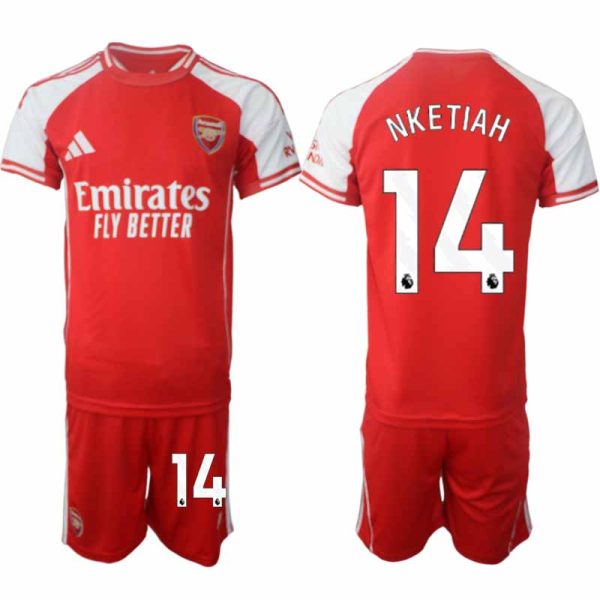Billiga Fotbollströjor Herr Arsenal Hemmatröja 2025/26 Eddie Nketiah 14