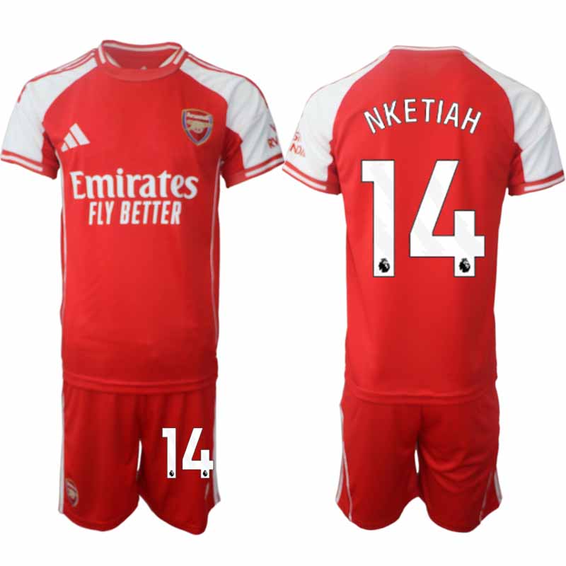Billiga Fotbollströjor Herr Arsenal Hemmatröja 2025/26 Eddie Nketiah 14