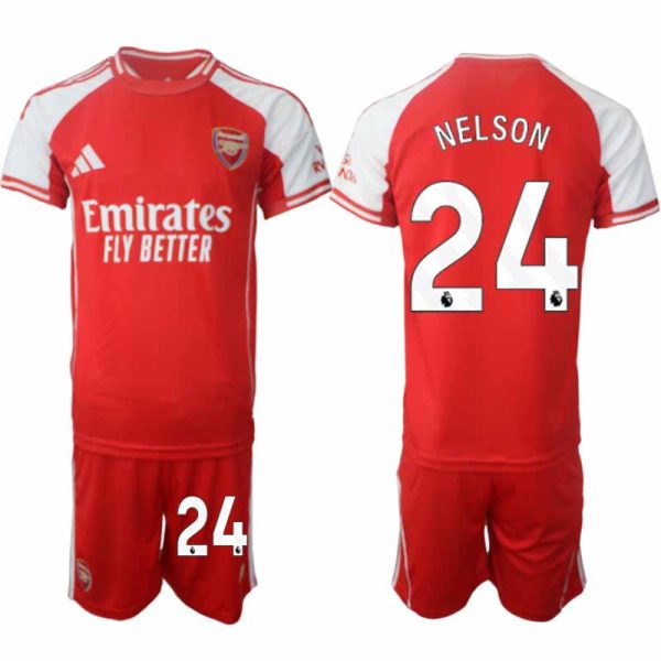Billiga Fotbollströjor Herr Arsenal Hemmatröja 2025/26 Reiss Nelson 24