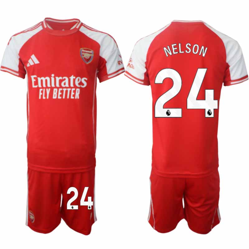Billiga Fotbollströjor Herr Arsenal Hemmatröja 2025/26 Reiss Nelson 24
