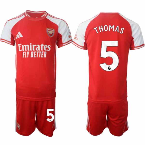 Fotbollströja med namn Thomas Partey #5 Herr Arsenal Hemmatröja 2025/26