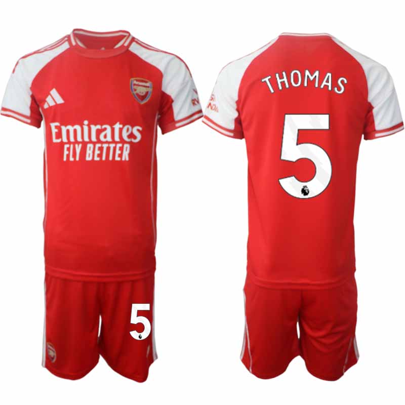 Fotbollströja med namn Thomas Partey #5 Herr Arsenal Hemmatröja 2025/26