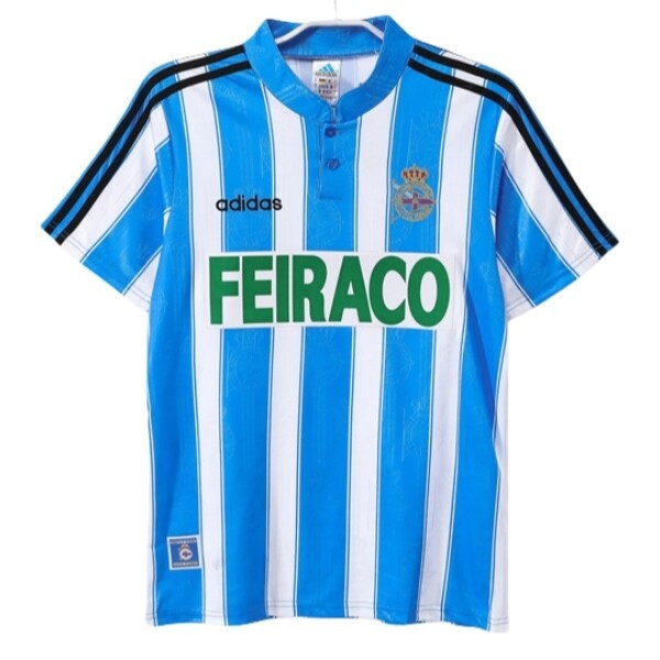 Billiga Fotbollströjor Deportivo de La Coruña Hemmatröja Retro 1997-1998