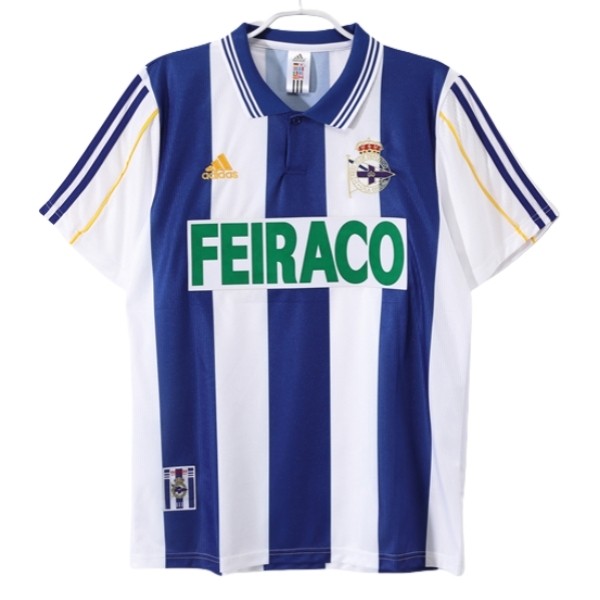 Billiga Fotbollströjor Deportivo de La Coruña Hemmatröja Retro 1999-2000