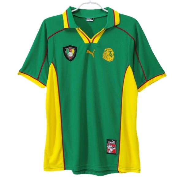 Billiga Fotbollströjor Kamerun Herr Hemmatröja Retro 1998-1999