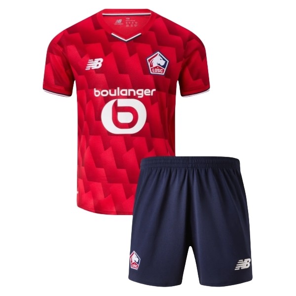 Billiga Fotbollströjor Barn LOSC Lille Hemmatröja 2025/26 Fotbollsställ
