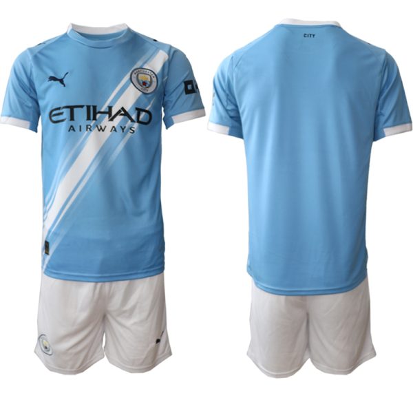 Billiga Fotbollströjor Manchester City Hemmatröja 2025/26 Herr Fotbollsset