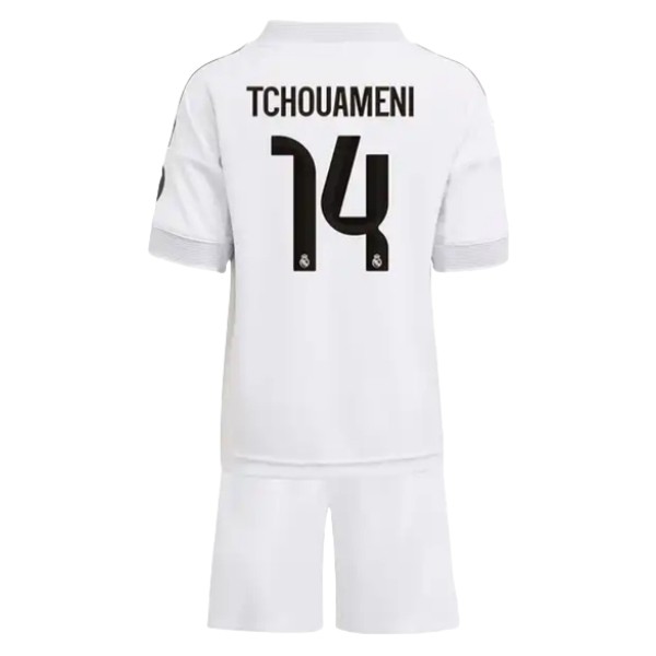 Billiga Fotbollströjor Real Madrid Hemmatröja 2025/26 Fotbollsställ Aurélien Tchouaméni 14