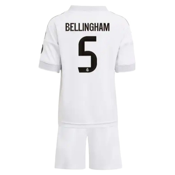 Fotbollsdress Barn Real Madrid Hemmatröja 2025/26 Fotbollsställ Jude Bellingham 5