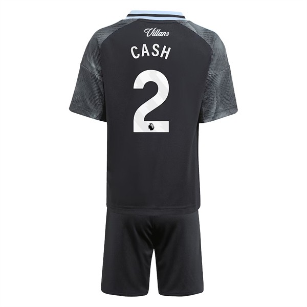 Billiga Fotbollströjor Barn Aston Villa Bortatröja 2025/26 Matty Cash 2